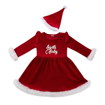 

Baby Girl Christmas Outfit Santa Romper Dress Xmas Dresses with Hat Outfits and Plaid Kids First Birthday Dress Girl Dress 4t Girls Size 5 Girls Size 12 Outfits Tie Flower Girl Dress Fancy Baby Girl