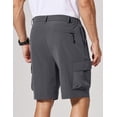 thumbnail image 2 of COOFANDY Mens Shorts Casual Hiking Cargo Shorts Lightweight Quick Dry Fishing Golf Shorts Men 9 Inch Inseam, 2 of 6