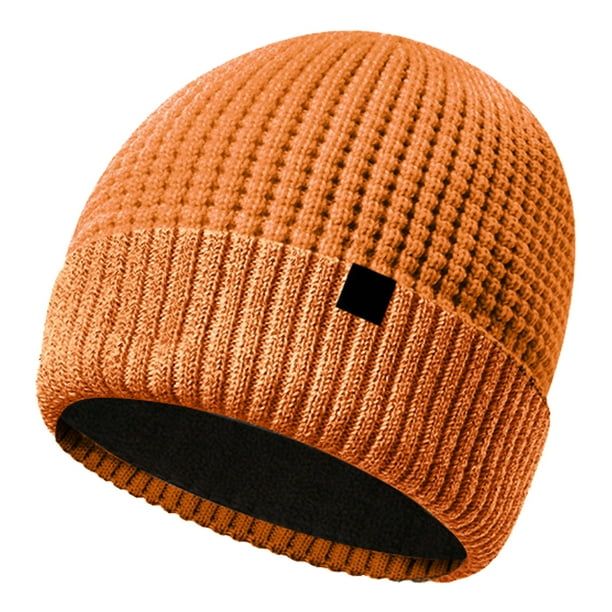 Gorros y gorras de lana para hombre: gorro de punto para invierno
