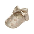 thumbnail image 2 of QISIWOLE Toddler Kids Baby Girls Summer Bowkont Princess Dress Non-slip Casual Shoes Deals, 2 of 5