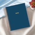 thumbnail image 2 of Blue Sky Livewell 2026 Daily and Monthly Planner Calendar, January 2026 - December 2026, 7" x 9", Flexible Laminated Cover, Heavy Duty Binding, Colorful Premium Paper, Storage Pocket, Stickers, Navy, 2 of 8
