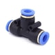 thumbnail image 1 of PY / PU / PV / PE / HVFF / LSA 4MM a 1 2MM Accesorios de conexión de tubo de ajuste neumático AIR AIR AIR TUBO DE AGUA RÁPIDA PUSH EN LA MANGUERA CURNO AUTOMÁTICO, 1 of 7