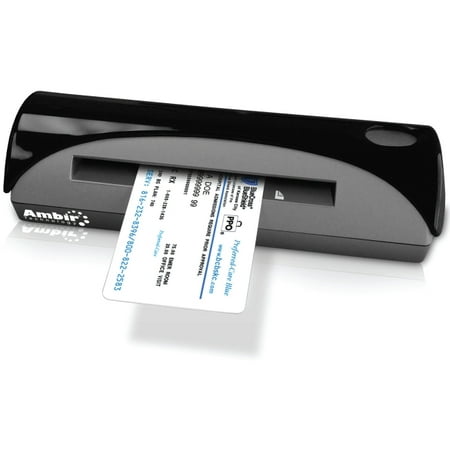 Ambir PS667 Simplex A6 ID Card Scanner - 48 bit Color - 24 bit (Best Id Scanner App)