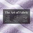 thumbnail image 2 of REGALWOVEN Striped Cotton Bathroom Hand Towels, 13" x 29" Absorbent Soft Decorative Hand Towel Set for Kitchen, Spa, Gym Light Purple 2-Piece, 2 of 6