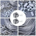 thumbnail image 5 of LABSERRON Picture Hanger Kit 2 Sets 20 Meters Wire Rope Silver for Wall Decor, 5 of 8