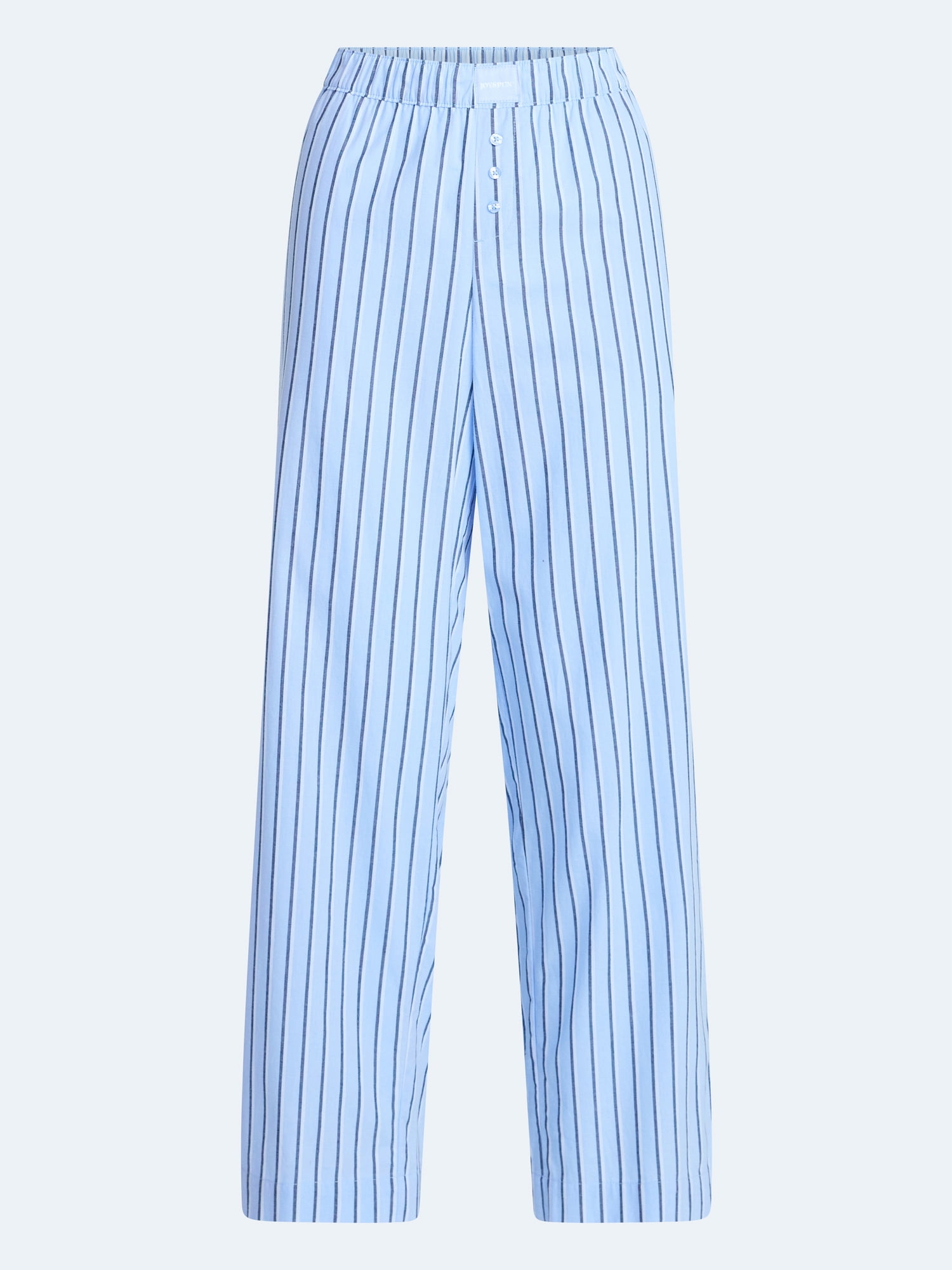 Joyspun Women's Poplin Sleep Pants, 30'' Inseam, Sizes XS-3X