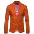 thumbnail image 1 of Traje de moda de primavera y verano para hombre, traje pequeño de lino y algodón ajustado a la moda para hombre, 1 of 6