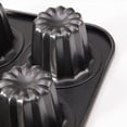 thumbnail image 3 of 2X Molde Canele de 12 Cavidades Molde para Pasteles Molde Antiadherente para Magdalenas Canele Molde para Magdalenas para Horno Moldes para Pudín para Hornear, 3 of 5
