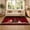 Color 4, variant on Gelasgo Velvet Area Rug, Santa Claus Christmas Village Snowy Mountain and Tree Pattern Decorative Carpet, Winter Holiday Accent Rug for Living Room