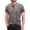 M524 Coffee, variant on Summer T-Shirts For Men Crew Neck Solid Color Short Sleeve Ripped Tops Fashion Casual Daily Wear Male Soft Shirts Black