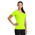 thumbnail image 4 of Sport-Tek Ladies PosiCharge Tough Tee-S (Neon Yellow), 4 of 6