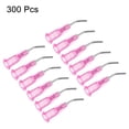 thumbnail image 3 of Uxcell Lot de 300 Aiguilles de Distribution à Embout Émoussé, 18G Embouts de Distribution Courbés 0.5 Pouces Aiguilles de Distributeur à Extrémité Inclinée avec Luer, Rose, 3 of 5