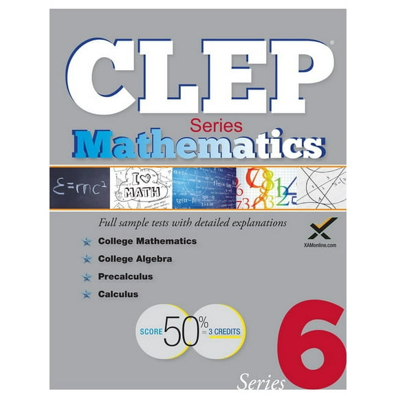 CLEP Math Series 2017 (Paperback) by Sharon A Wynne
