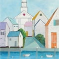 thumbnail image 3 of Adams, Phyllis 20x20 Black Modern Framed Museum Art Print Titled - Harbor Town III no Sign, 3 of 5