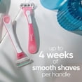 thumbnail image 3 of WWS-Sensitive Women's Disposable Razors, 6 Count,white, 3 of 4