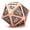 Bronze, variant on Mythica Dire Battleworn Copper D20 Metal Polyhedral Die