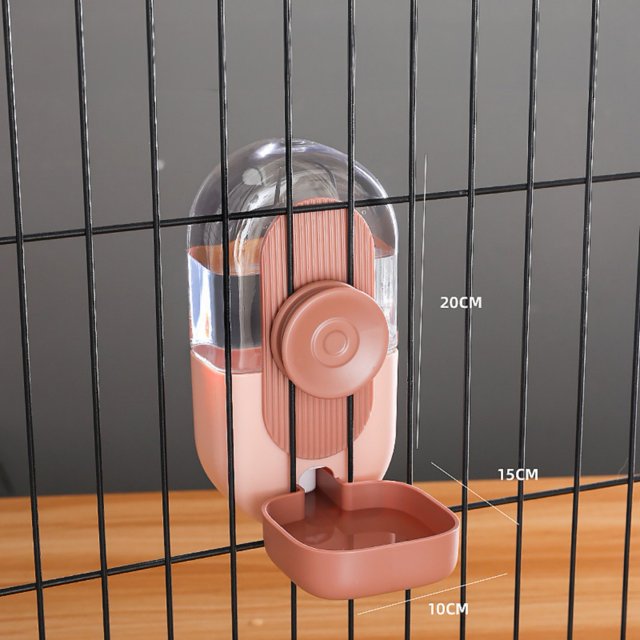 Pet Dogs Cage Hanging Feeder 29/27oz Automatic Water Fountain Food Container Dispenser for Puppy Cats Rabbit Pet Feeding Product AP