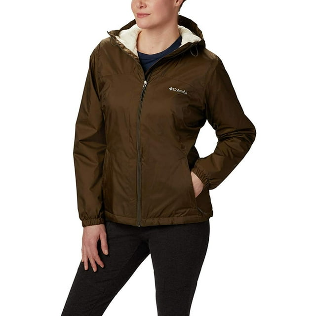Columbia Women's Switchback Sherpa Lined Jacket Olive Green X-Large