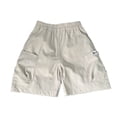 thumbnail image 5 of Ketyyh-chn99 Baby Girl Khaki Shorts Toddler Boy Shorts French Terry Cotton Pull On Athletic Shorts Boys Summer Clothes with Drawstring Pockets Size for 11-12 Years,White, 5 of 5
