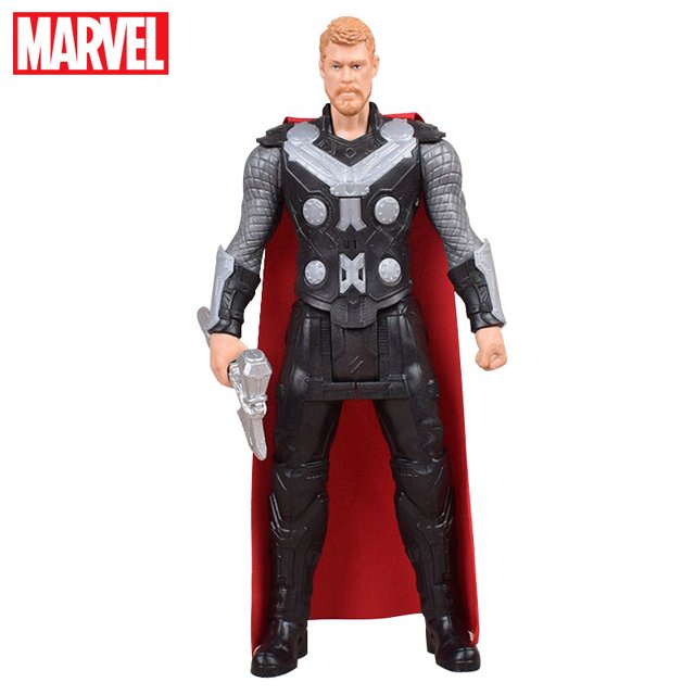 Figuras de acción de los vengadores de Marvel, juguetes para niños, Hulk, Spiderman, Thanos, Pantera Negra, viuda, Venom, 30cm Fivean unisex