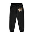 thumbnail image 6 of oqasdz Valentine's Day Girls Sweatsuit Long Sleeve Hoodie Sweatshirts And Jogger Pants With Leopard Print Heart Cozy 2 Piece Outfit For Toddler And Kids, 6 of 6