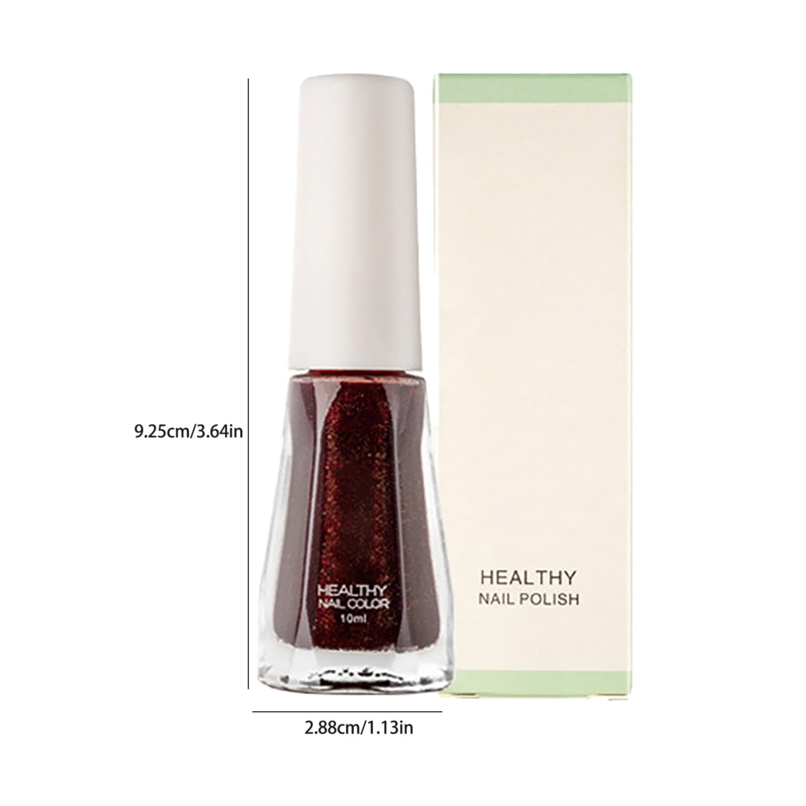 ●ONE BRILLIANT● NatalyOB551Black Brown 5009360774 Blekii Water Based Strippable Tasteless Nail Polish Brown