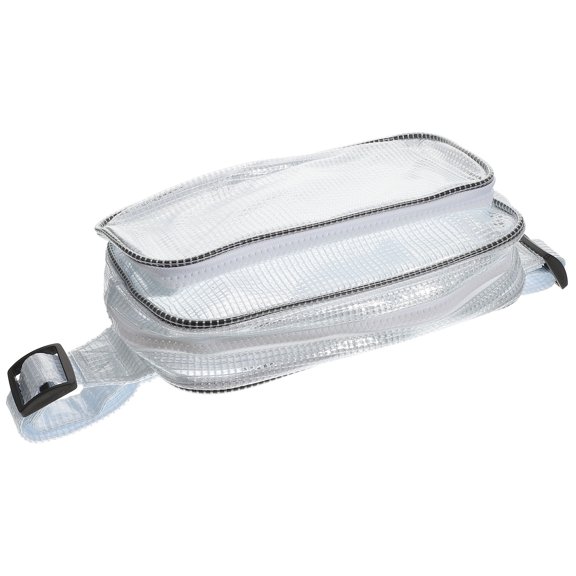 Masteelf Clear Waist Bag Large Capacity Waist Pouch Unisex Sports Bag Storage Pouch