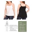 thumbnail image 5 of CARCOS Camisoles for Women with Built in Bra Adjustable Straps Plus Size Cami Sleeveless Summer Tops Swing Flowy Tanks, 5 of 5