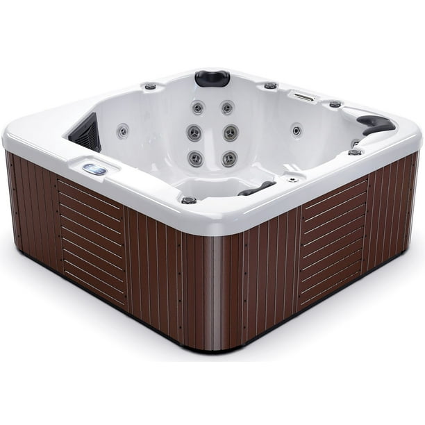 Luxuria Spas Newport 6Person 57Jet Lounger Hot Tub with Ozonator