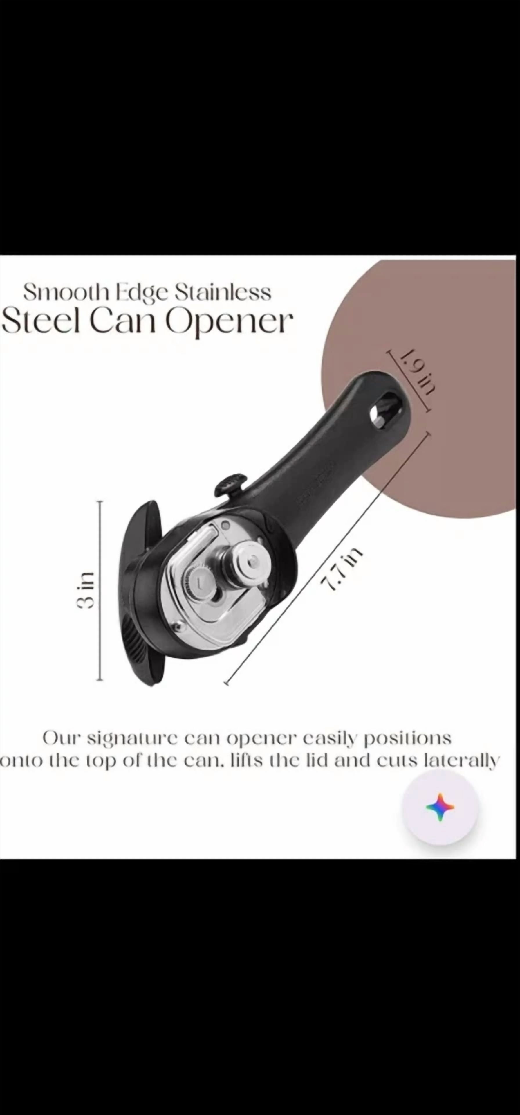 CIRCLE- Bellemain Stainless Steel Can Opener