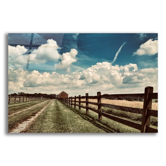 Epic Art 'Wolf Creek Perspective' by IMB, Acrylic Glass Wall Art, 16"x12"