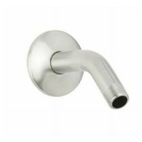 Miseno MNOSA225BN 6 in. Standard Shower Arm & Flange, Brushed Nickel