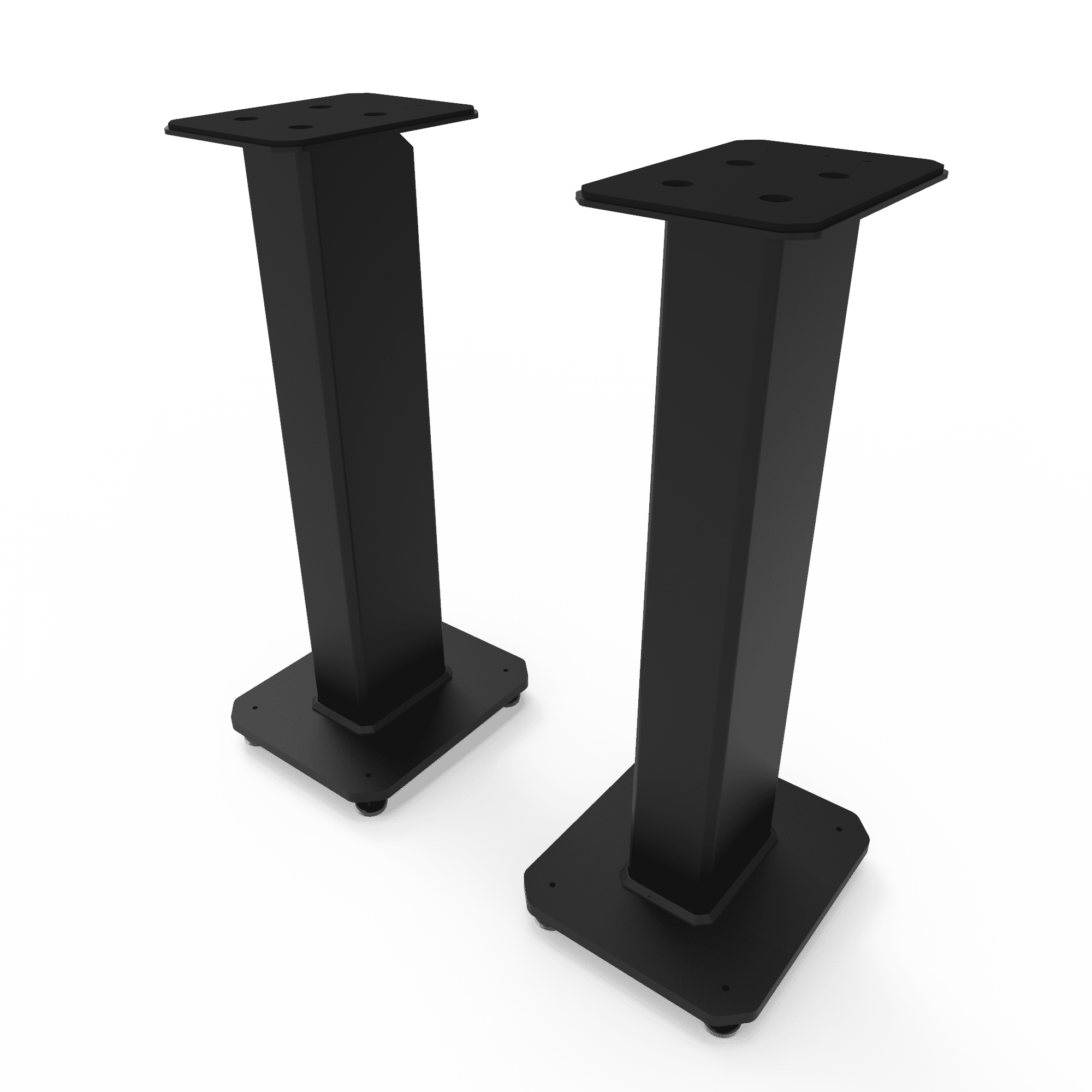 Kanto SX26 26" Fillable Speaker Stands with Isolation Feet - Black, Pair