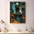 thumbnail image 4 of Funny Dog Kitchen Wall Art - Dining Room Wall Decor - Briard Cooking Food Canvas Prints for Farmhouse Kitchen Decor, Modern Restaurant Painting Artwork, 4 of 6