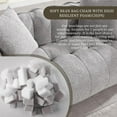 thumbnail image 6 of Tabaray Bean Bag Home Sofa Set, Bean Bag Couch, Loveseat Bean Bag Sofa Modern Lazy Sofa Chair with Armrests for Living Room, Bedroom, Apartment Grey, 6 of 14