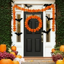 Marigold Flower Strings for Day of the Dead Decorations Traditional Chrysanthemum Simulated Flowers Festival Garlands for Altars Tabletops and Door Frames 59.06x2.76x2.76 inches