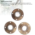 thumbnail image 3 of Roues de Roue avant à 4 Trous, Roue de Roue Libre de Vélo Haute Résistance Filetage Femelle 3 Pcs Rotation Stable pour Vélos Électriques, 3 of 7
