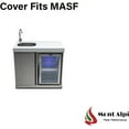thumbnail image 3 of Mont Alpi Heavy Duty All Weather Water Resistant Grill Top Cover for MAi805, MAi805-D, MAi805-DFC Outdoor Island Stainless Steel Barbecue Gas Grill, 3 of 5