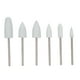 thumbnail image 1 of 6 uds brocas para uñas taladro de decoración de uñas manicura cabezal de pulido accesorios de brocas para pulir uñas, 1 of 8