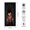 thumbnail image 3 of Vibrant Cartoon Character Beach Towel - Spiky Hair Dramatic Expression Perfect for Pool Travel & Bath - Fun Design for Women, 3 of 6