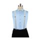 thumbnail image 5 of INSPIRE CHIC Conjunto de tirantes ajustables en forma de Y unisex con corbata de moño gris para altura inferior a 5.3 pies, 5 of 6