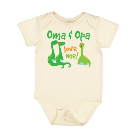 

Inktastic Oma and Opa Love Me Grandchild Gift Baby Boy Bodysuit