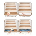 thumbnail image 6 of Blue Marble Non-Slip Stair Treads for Wooden Steps, 4 Pack-8x30in Carpet Stair Mats with Adhesive Backing, Noise-Reducing Step Covers for Indoor Stairs, Easy to Install & Residue-Free, 6 of 7