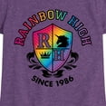 thumbnail image 3 of Rainbow High - School Crest - Toddler And Youth Girls Short Sleeve Graphic T-Shirt, 3 of 5