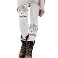 thumbnail image 1 of Zhanying Leggings de Noël pour Femmes Rouges Style Laid de Noël Taille Haute Taille Haute Leggings pour Femmes Blancs G, 1 of 5