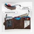 thumbnail image 4 of Verona Front Pocket Trifold Leather Wallet, 4 of 11