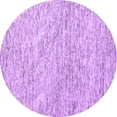 thumbnail image 1 of Ahgly Company Indoor Round Abstract Purple Contemporary Area Rugs, 3' Round, 1 of 4