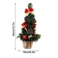 thumbnail image 3 of Decoraciones de Halloween, adornos de Halloween, regalos de Halloween, árbol de Navidad, mini mesa de Navidad, decoración para el hogar, decoración navideña, accesorios de fiesta de Navidad, flocado r, 3 of 7
