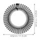 thumbnail image 2 of DEEPCRAFF 20Ud Diademas Elásticas Con Peine Negro Invisible ABS Cómodo Para Uso Diario Y Ocasiones Especiales, 2 of 7