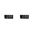 thumbnail image 4 of Injueey Reloj despertador digital LED Indicador de temperatura Relojes de escritorio Reloj Termómetro Type1 NO1, 4 of 6